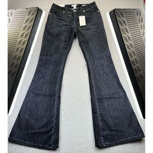 Forever 21 Women pants (28) low rise flare slim fit (NWT) bellbottoms 70s‎ disco